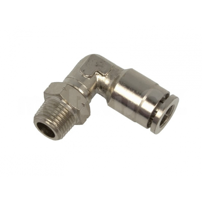 Rectangular coupling for 6mm hose with male thread