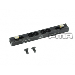 CNC LOWPRO montážní lišta - černá