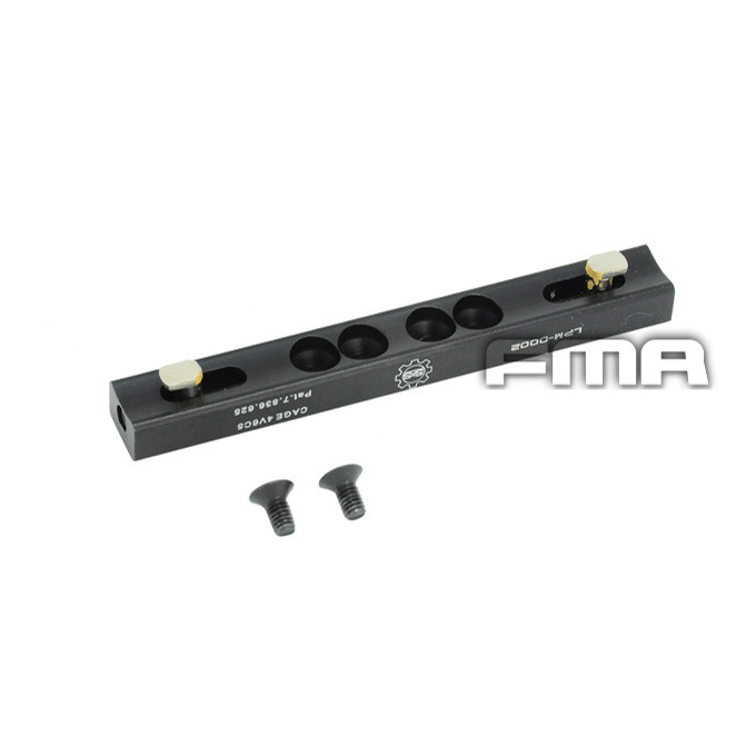 CNC LOWPRO montážní lišta - černá