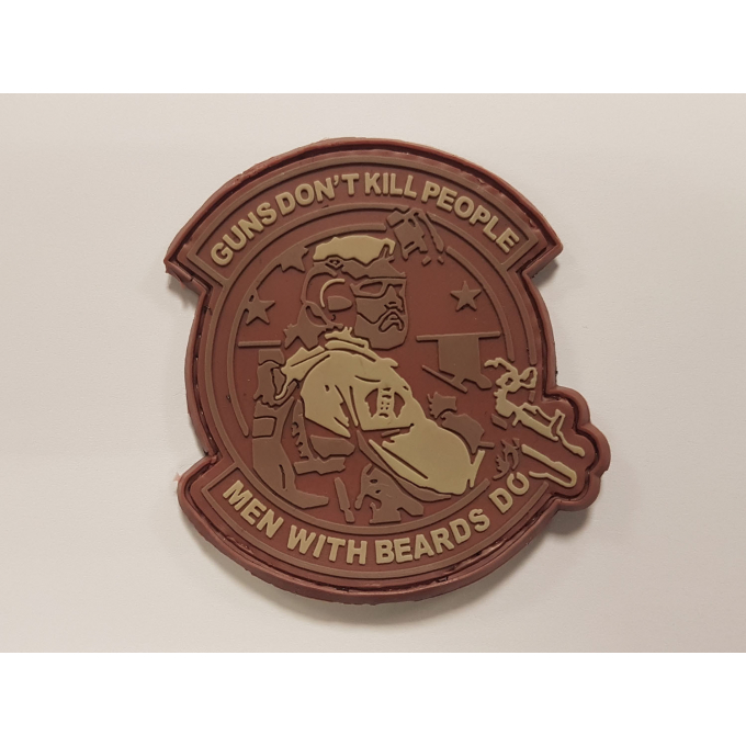 Patch PVC 3D gumový GUNS DON\'T KILL PEOPLE