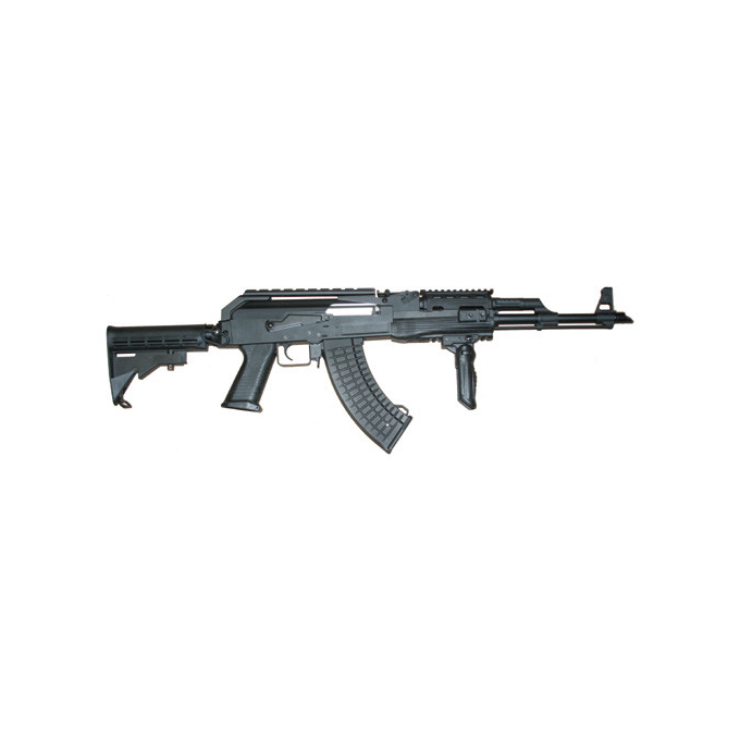 AK47 Tactical s výsuvnou pažbou celokov (kovový mechabox) CM039C