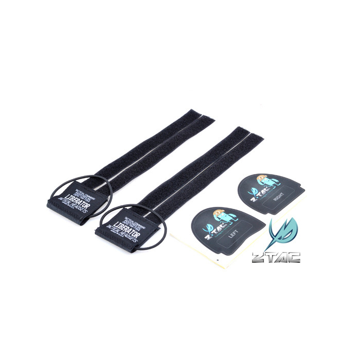 Suchý zip pro headsety Sordin na taktické helmy - černý