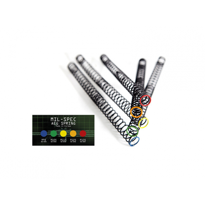 Pružina s progresivním vinutím M125 - oranžová