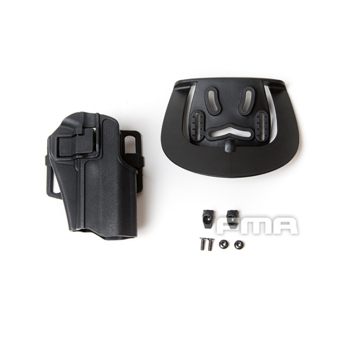 Opaskové plastové pouzdro - holster pro night/desert... warrior, černé