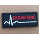 Patch PVC 3D PARAMEDIC (text)