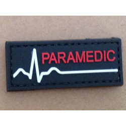 Patch PVC 3D gumový PARAMEDIC (text)