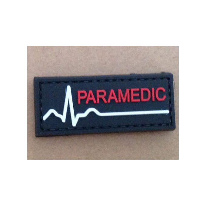 Patch PVC 3D PARAMEDIC (text)