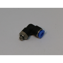 Rectangular coupling for 6mm hose with male thread M6