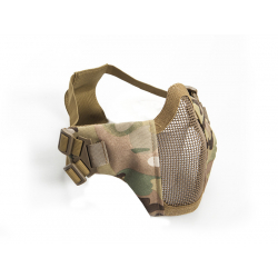 Metal mesh mask with cheek pads, Multicam