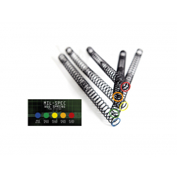 Pružina s progresivním vinutím M105 - zelená