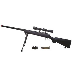 MB03D Sniper + scope and bipod, black