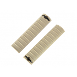 CYMA 15-Slot Handguard RIS Rail Cover Panels Set of 2 - TAN CYMA 15-Slot Handguard RIS Rail Cover Panels Set of 2 - TAN