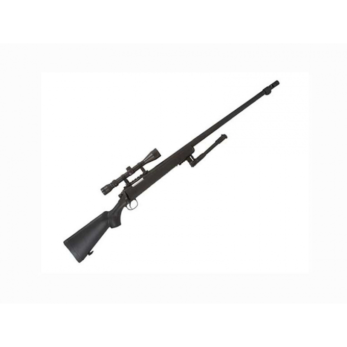 MB07D Sniper - olivová + dvojnožka + optika