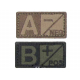 ID. Blood Velcro B NEG - OD
