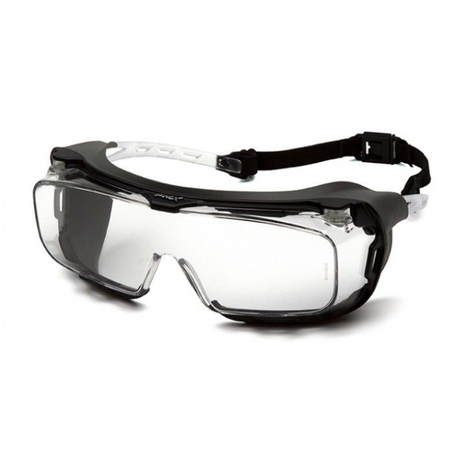 Protective goggles Cappture ES9910STMRG with Rubber Gasket, anti-fog - clear