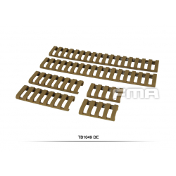 FMA Soft Rail Cover BK Set 6PCS (DE) FMA Soft Rail Cover BK Set 6PCS (DE)