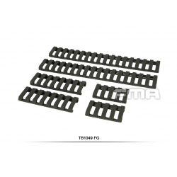 FMA Soft Rail Cover BK Set 6PCS (FG) FMA Soft Rail Cover BK Set 6PCS (FG)