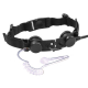 Taktický headset s hrdelním mikrofonem, černý