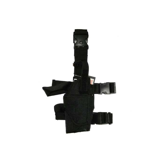 TORNADO Case for guns right thigh, BLACK