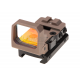 Kolimátor Flip Dot Reflex Sight, červené podsvícení, pískový
