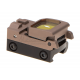 Kolimátor Flip Dot Reflex Sight, červené podsvícení, pískový