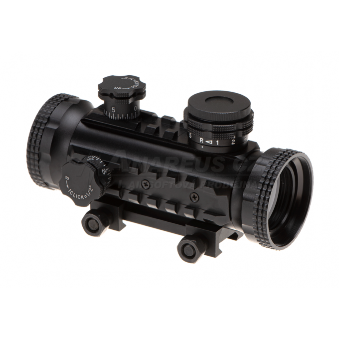 Kolimátor 1x30 Red Dot, červené podsvícení, černý