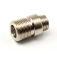 WE pistols silencer adaptor - short, stainless steel