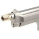 WE pistols silencer adaptor - short, stainless steel