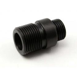WE pistols silencer adaptor - short, black