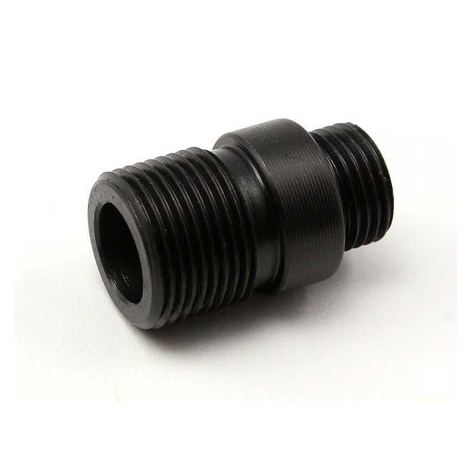 WE pistols silencer adaptor - short, black