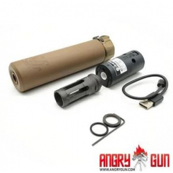 SOCOM416 TRACER QD SILENCER CCW - FDE (FULL MARKING VERSION)