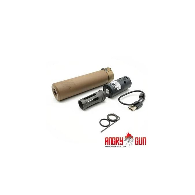 SOCOM416 TRACER QD SILENCER CCW - FDE (FULL MARKING VERSION)