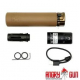 SOCOM416 TRACER QD SILENCER CCW - FDE (FULL MARKING VERSION)