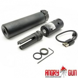 Nasvětlovací tlumič QD SOCOM556 (-14mm levotočivý), černý