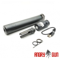 Nasvětlovací tlumič QD SOCOM762 (-14mm levotočivý), černý