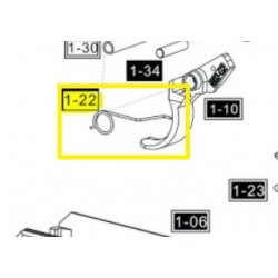 Pružinka spouště pro ASG CZ 75D Compact
