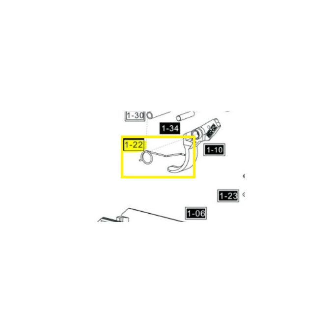Pružinka spouště pro ASG CZ 75D Compact
