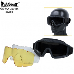 Desert&nbsp;Storm&nbsp;Goggles（lens&nbsp;version）- Black