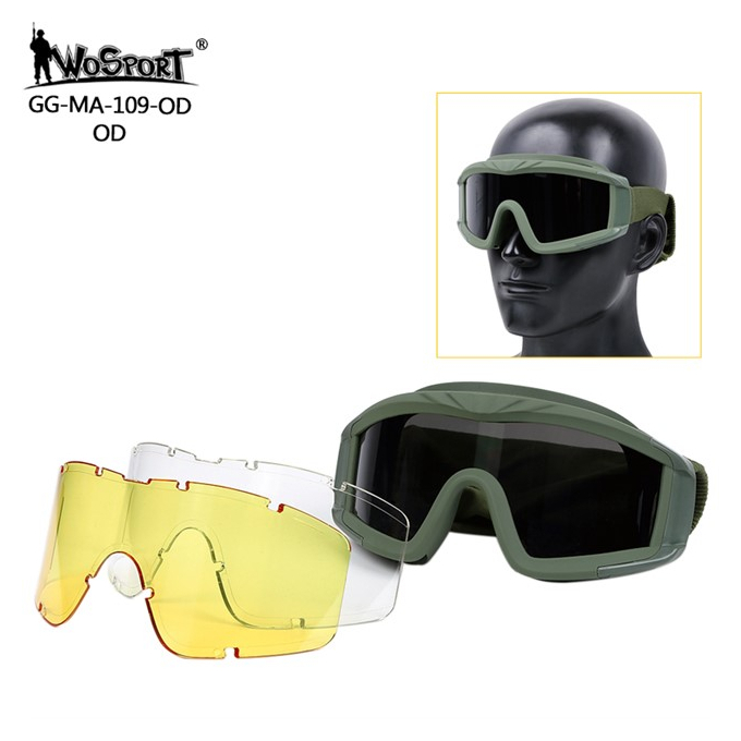 Desert&nbsp;Storm&nbsp;Goggles（lens&nbsp;version）- Black