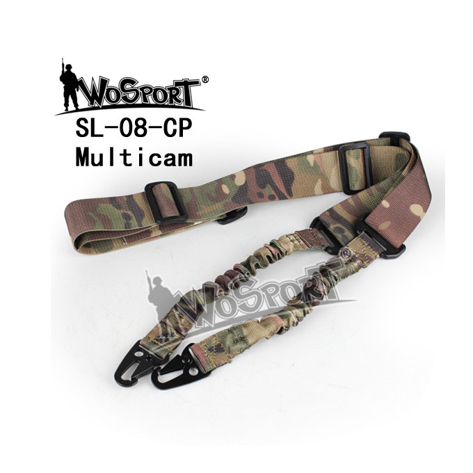 Taktický 1-bodový popruh bungee, olivová