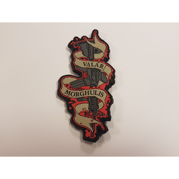 Patch PVC 3D Valar Morghulis
