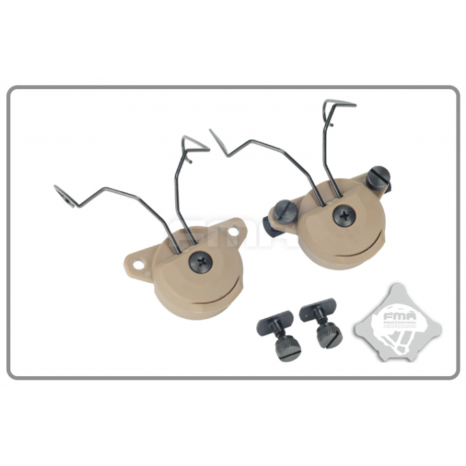 Rail adapter set na Exfil helmu pro headset SORDIN - pískový