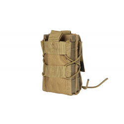 Double shingle-type magazine pouch - TAN