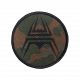 Patch ANAREUS kulatý - 7cm, Flecktarn