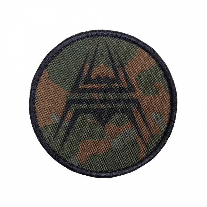 Patch ANAREUS kulatý - 7cm, Flecktarn