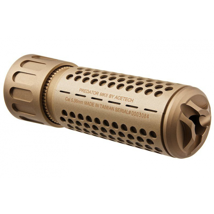 Nasvětlovací tlumič MKII + QD tlumič výšlehu - TAN