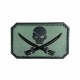 Patch PVC 3D SEAL TEAM, černozelený