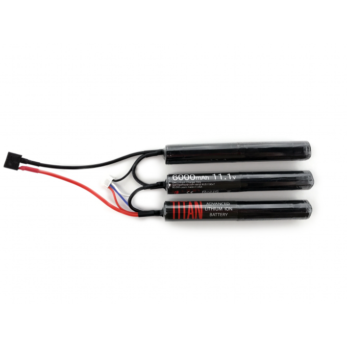 Baterie TITAN 11,1V / 6000mAh 30C Li-ion - trojdílná