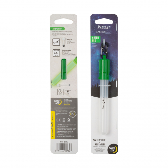 RADIANT® LED MINI GLOW STICK - Green