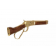 A&K 1873 Gas Gun (Real Wood) Rifle Replica - Gold